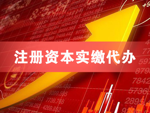 嘉善注册资本实缴代办